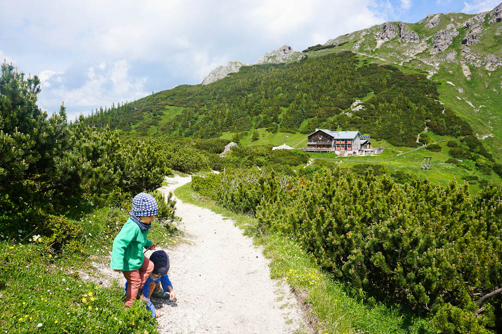 Carl-von-Stahlhaus, am Jenner wandern mit Kindern