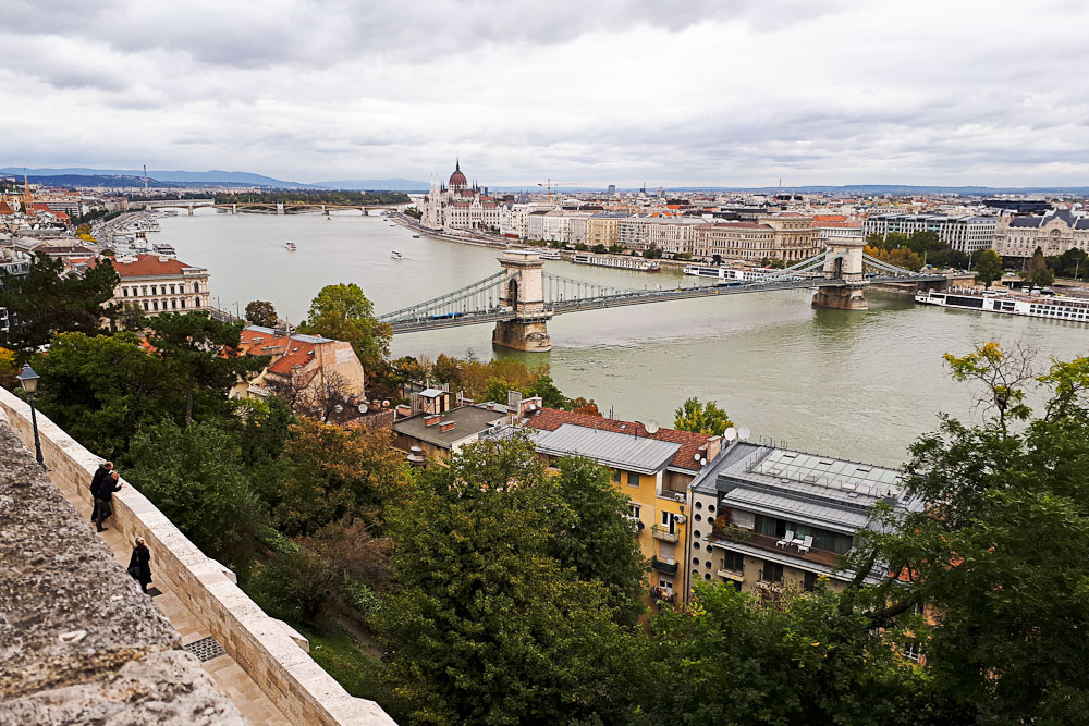 Budapest Aussicht vom Burgpalast