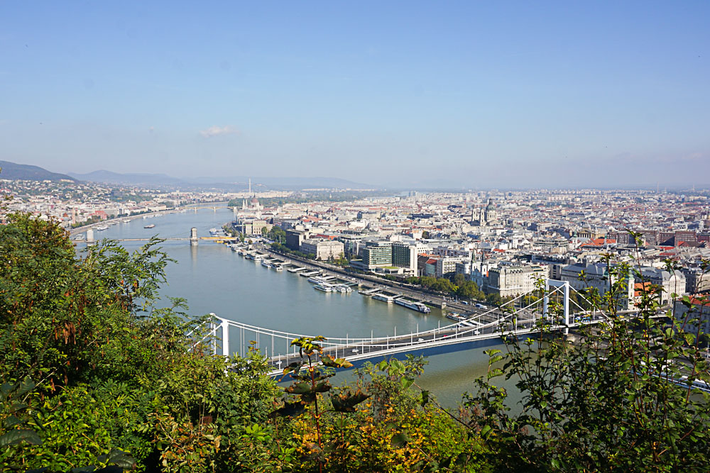Aussicht vom Gellerthegy