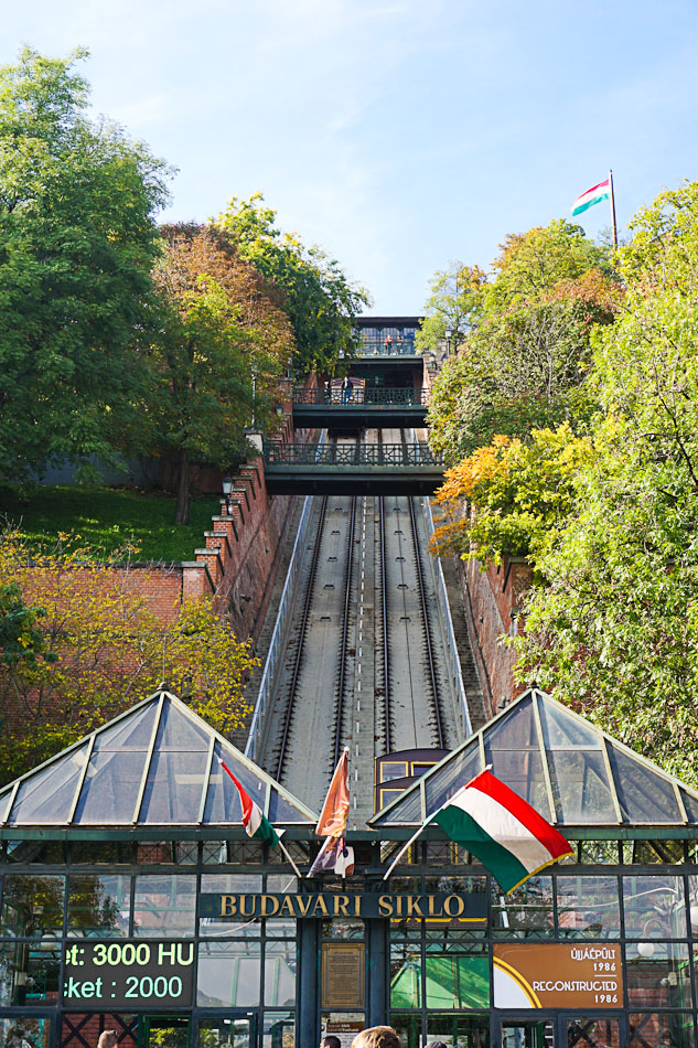 Budapest Burgpalast Standseilbahn