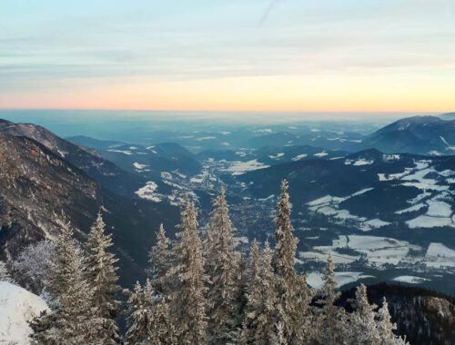 Rax Schneeschuhe wandern Winterwanderung