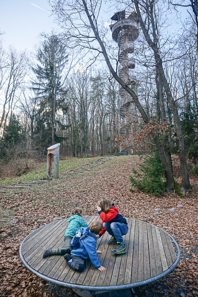 Erlebnispfad Naturvisonen Bad Sauerbrunn Naturpark Rosalia Aussichtswarte