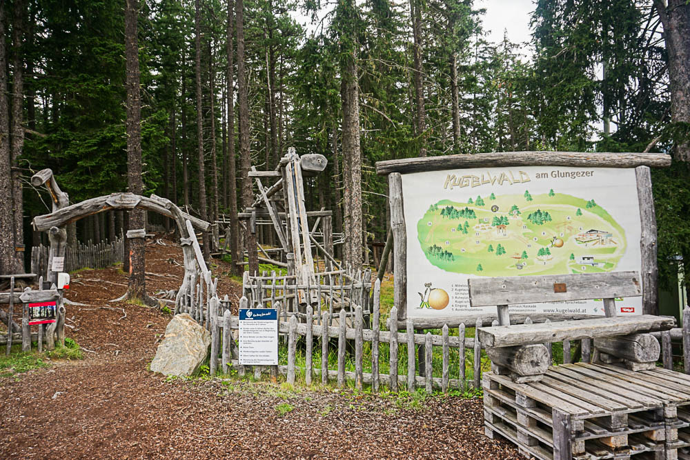 Kugelbahn Glungezer Kugelwald Tirol Ausflugstipp