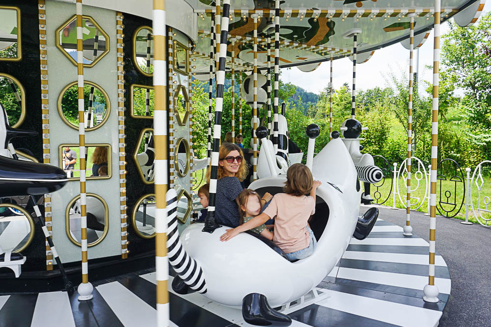 Karussell Swarovski Kristallwelten Wattens in Tirol