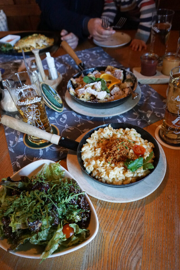 Gnadenalm Kasnocken Kaiserschmarrn