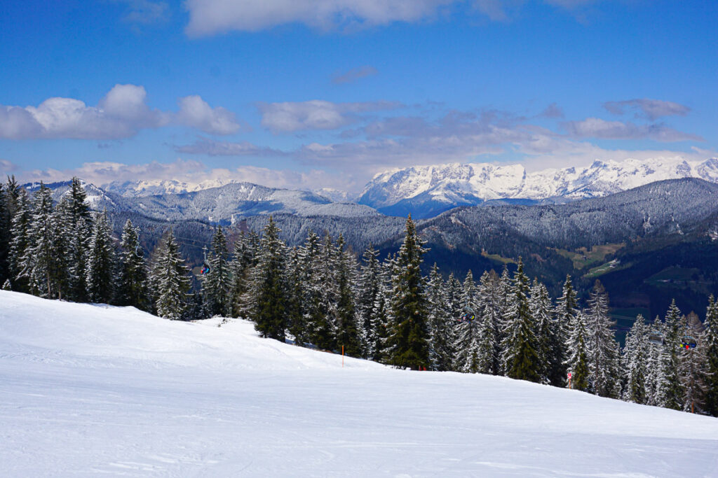 Snowspace Flachau Achterjet Panorama-Aussicht
