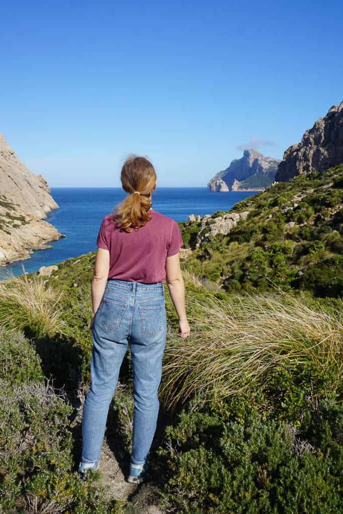 Aussicht Cala Boquer im Norden von Mallorca