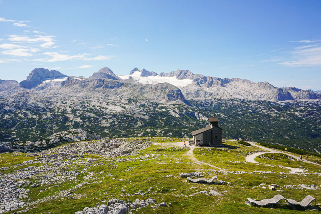 Dachsteinblick Welterbespirale Aussicht