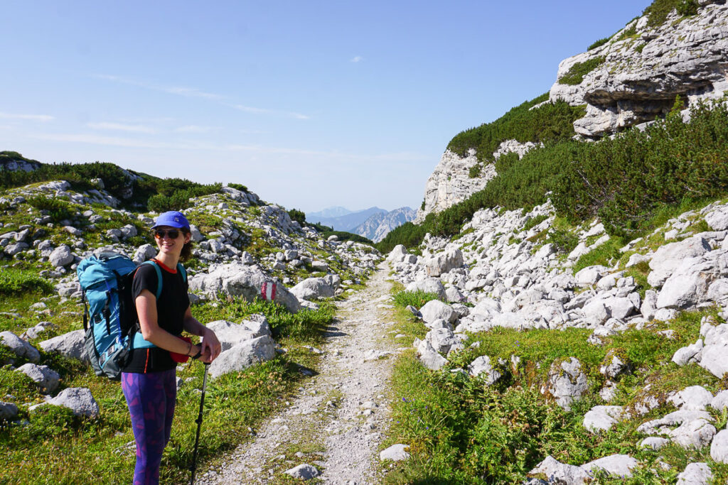 Dachstein wandern zum Wiesberghaus