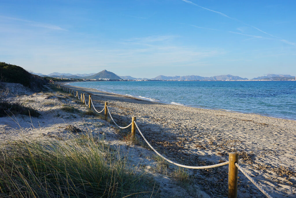 Playa de Muro im Winter