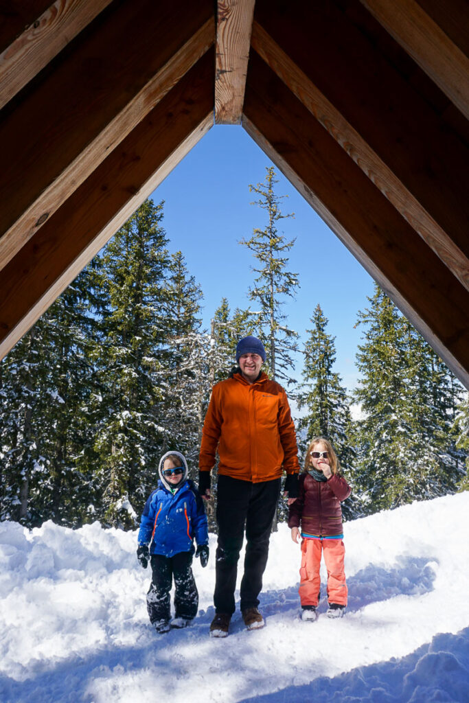 Leogang winterwandern mit Kindern