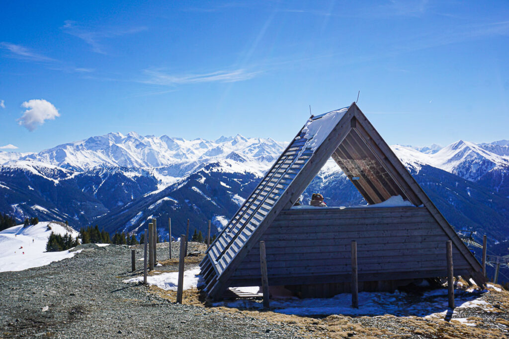 Leogang Winter wandern am Asitz