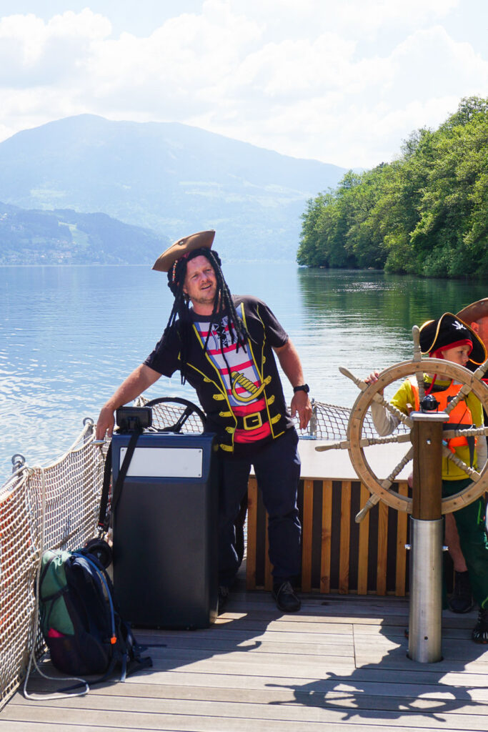 Piratenschiff Millstätter See Famiienhotel Post Kinderhotels
