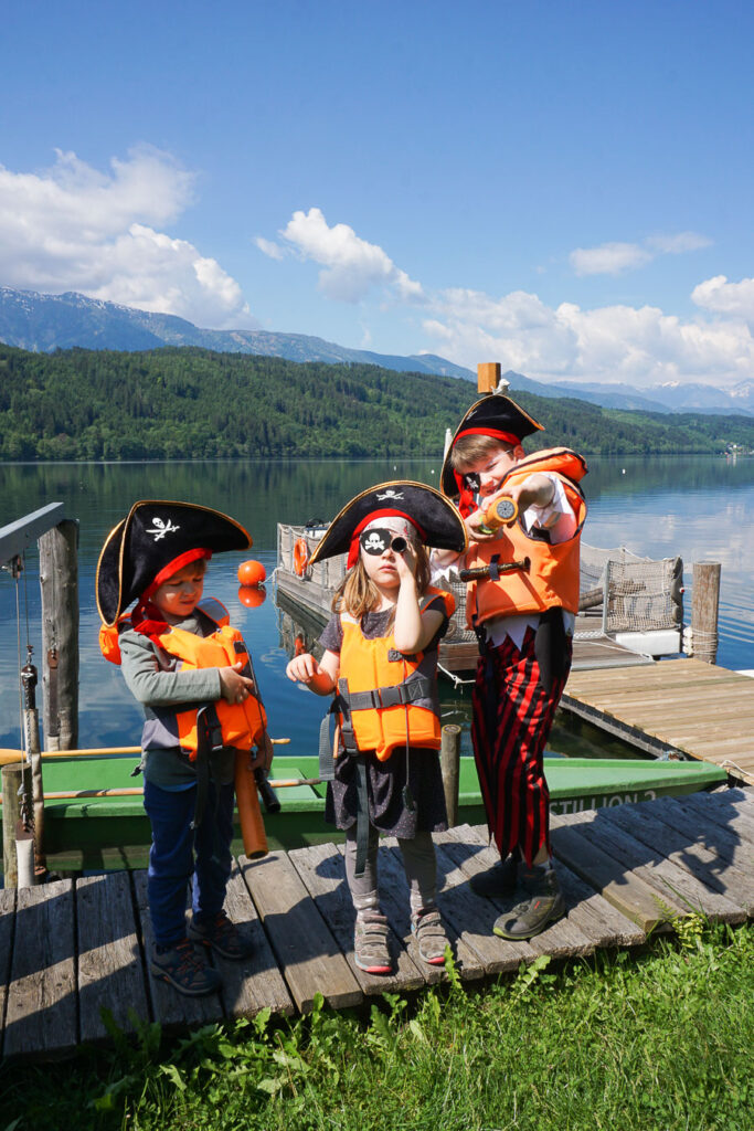 Familienurlaub Millstätter See Kinderhotel in Kärnten Piratenschiff