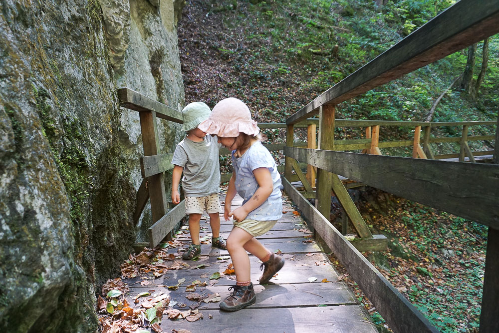 Johannesbachklamm Baby Kleinkind