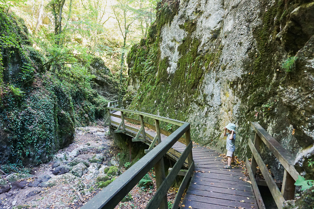 Kleinkind Johannesbachklamm