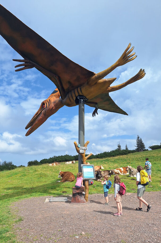 Steinplatte Waidring Triassic Park Familienurlaub Pillerseetal