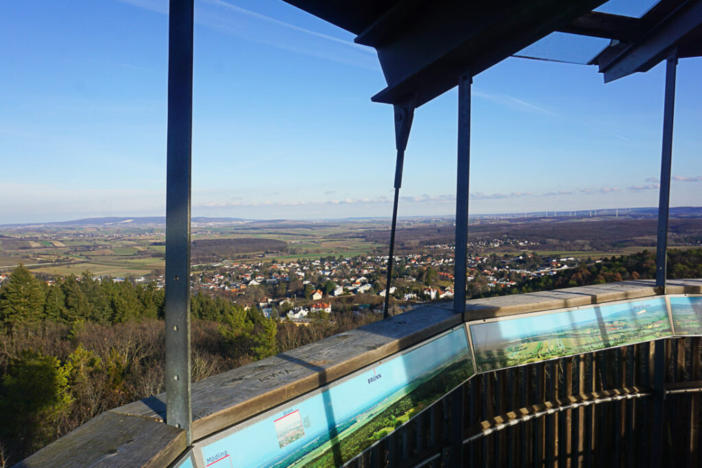 Aussichtswarte Bad Sauerbrunn Ausblick
