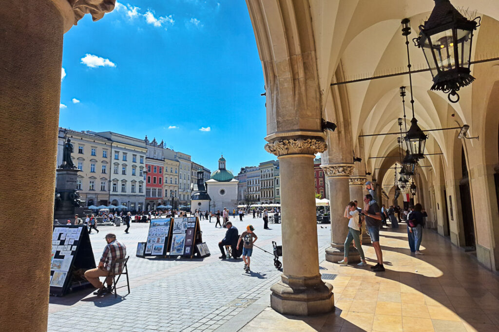 Rynek Glowny Hauptplatz Krakau 
