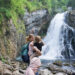 Gollinger Wasserfall mit Kindern Kleinkind
