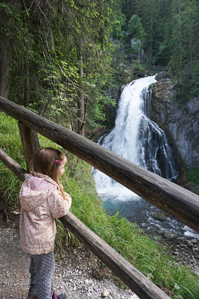 Gollinger Wasserfall mit Kindern