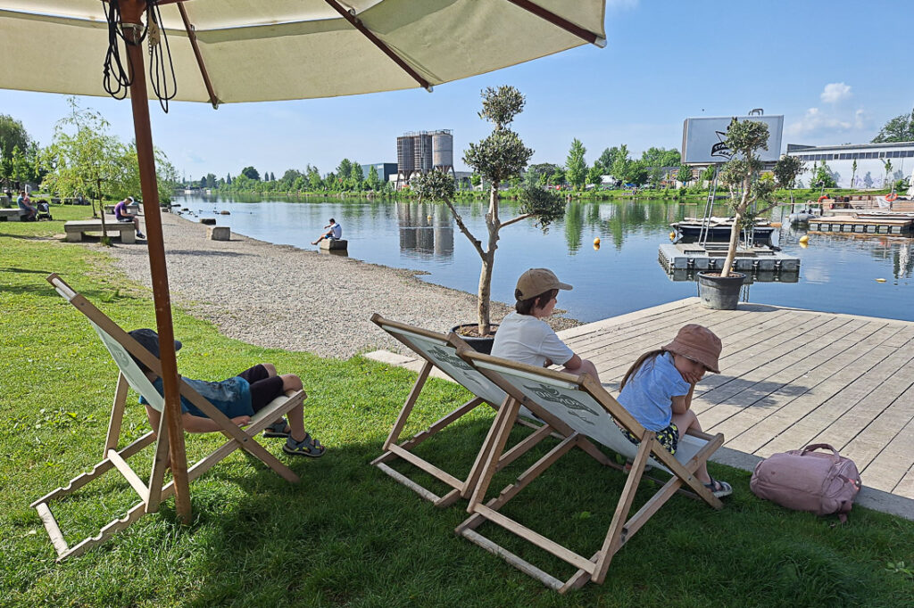 Stadtstrand Graz Aktivitäten mit Kindern