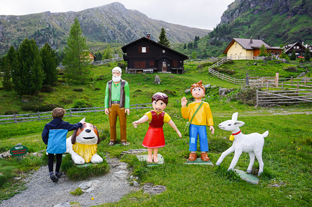 Ausflugsziel in Kärnten: die Heidi Alm am Falkert