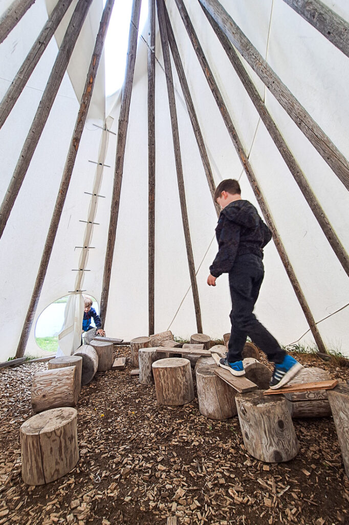 Heidi Hotel Falkert: im Tipi