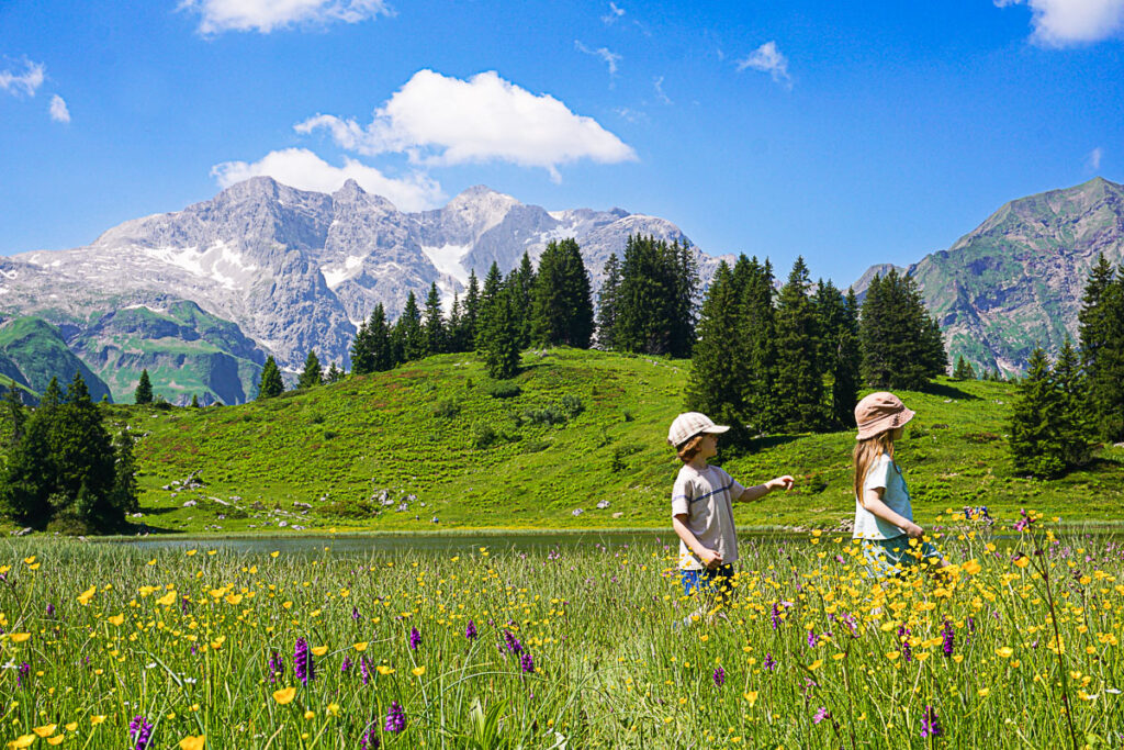 Bregenzerwald Ausflugsziele mit Kindern: Körbersee Wanderung