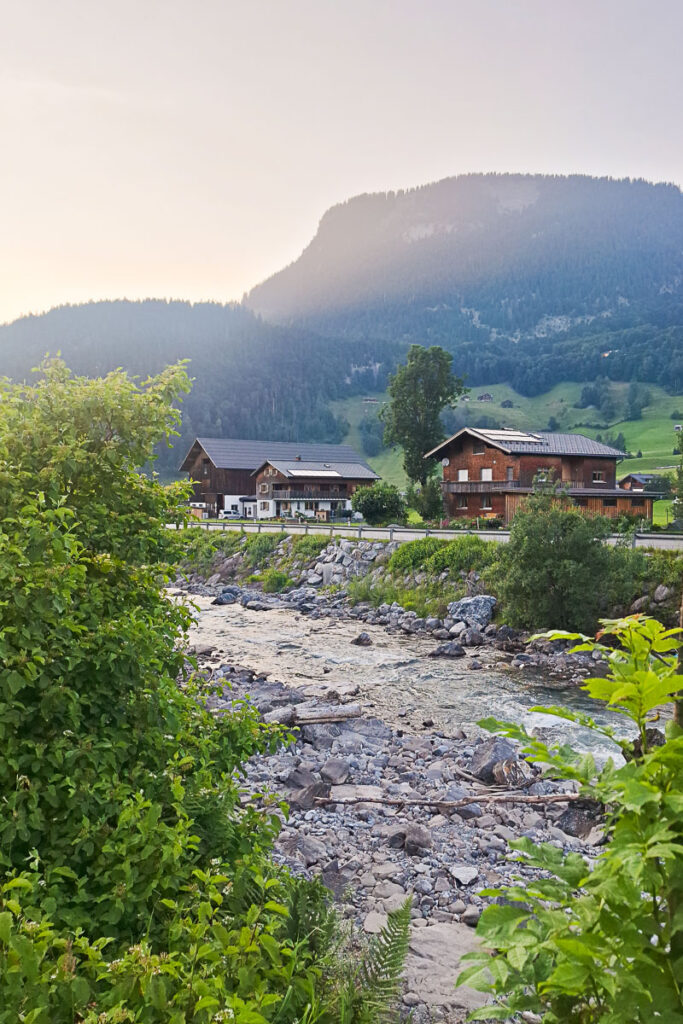 Bregenzer Ache Bregenzerwald Sommerurlaub