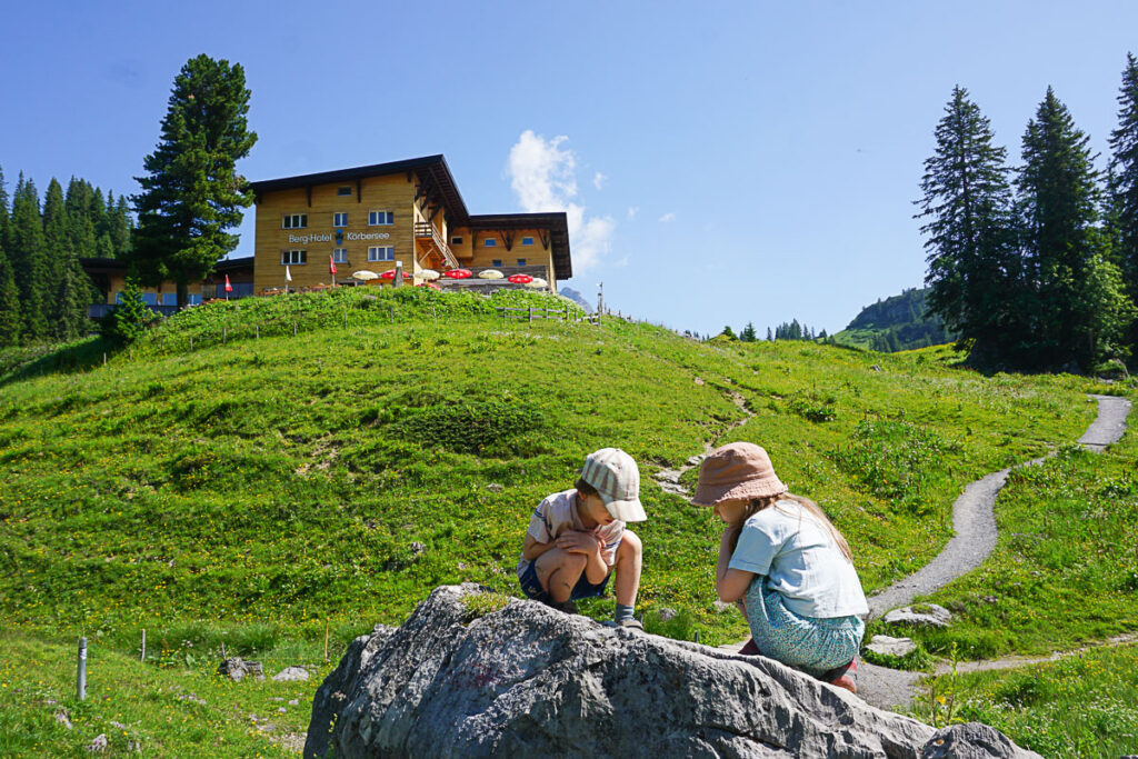 Berghotel Körbersee wandern im Bregenzerwald