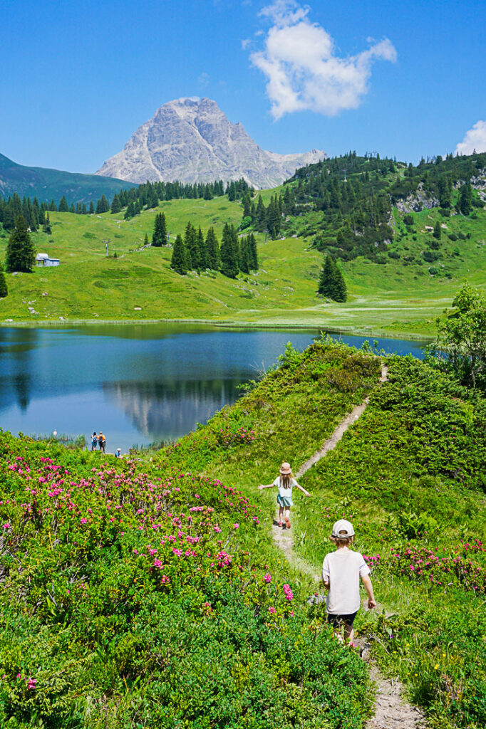 Vorarlberg mit Kindern: Wanderung zum Körbersee
