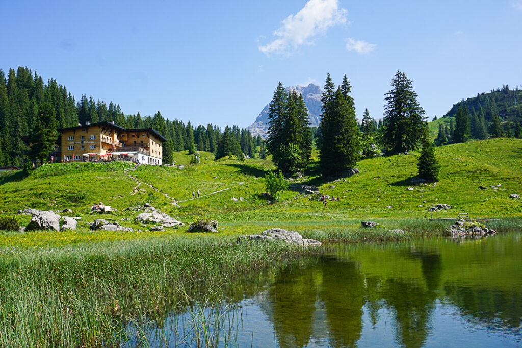 Berghotel Körbersee in Vorarlberg in Warth Schröcken