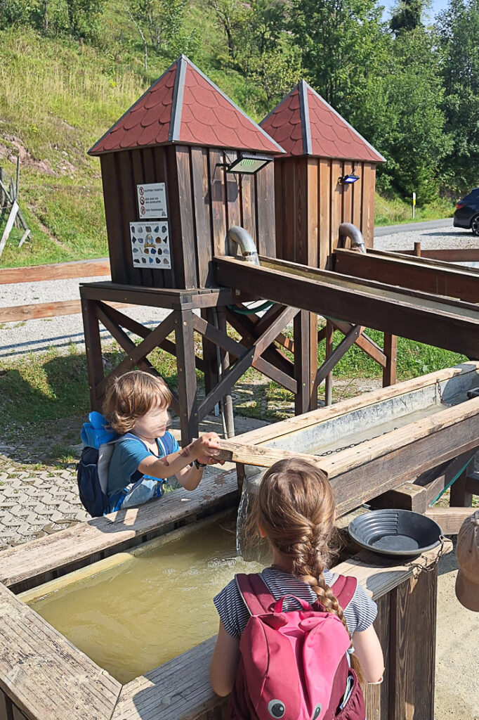 Erlebnisberg Hocheck Goldwaschanlage