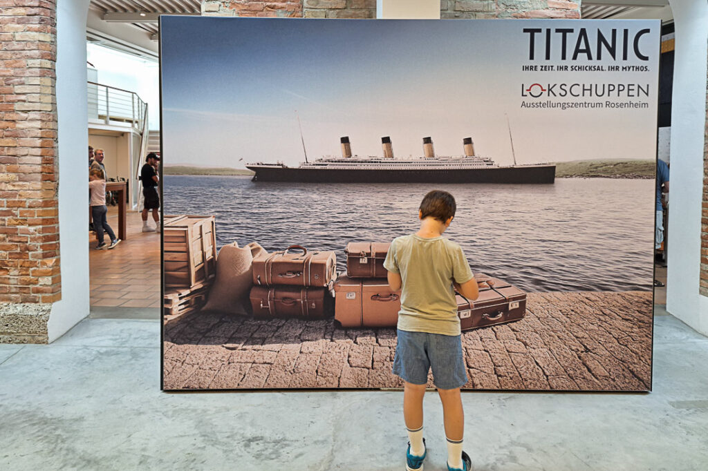 Lokschuppen Rosenheim Titanic Ausstellung mit Kindern
