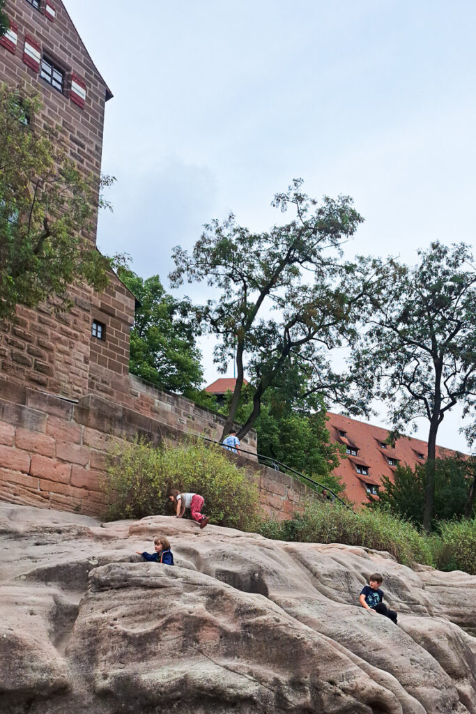 Affenfelsen Kaiserburg Nürnberg
