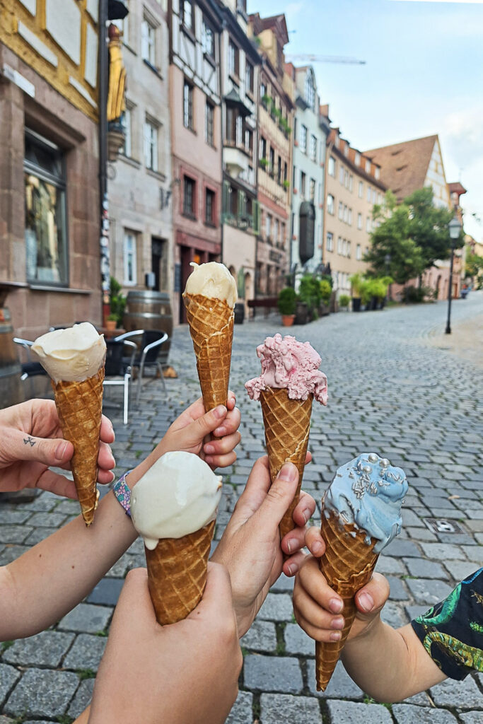 Eis essen in Nürnberg bestes Eis