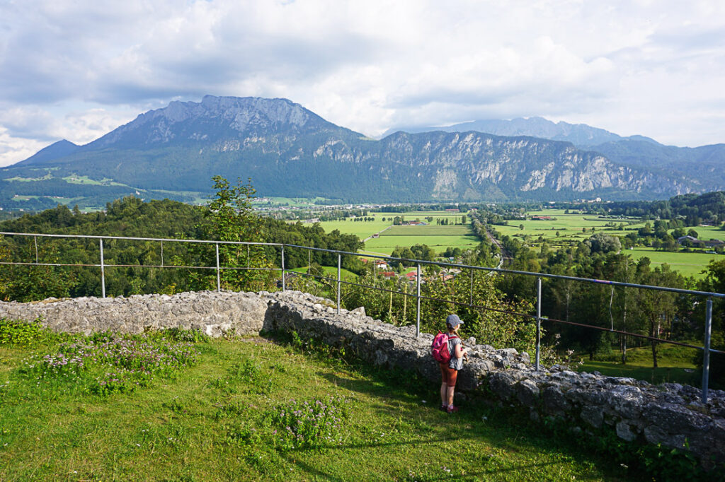 Aussicht von der Ruine Auerburg in Oberaudorf
