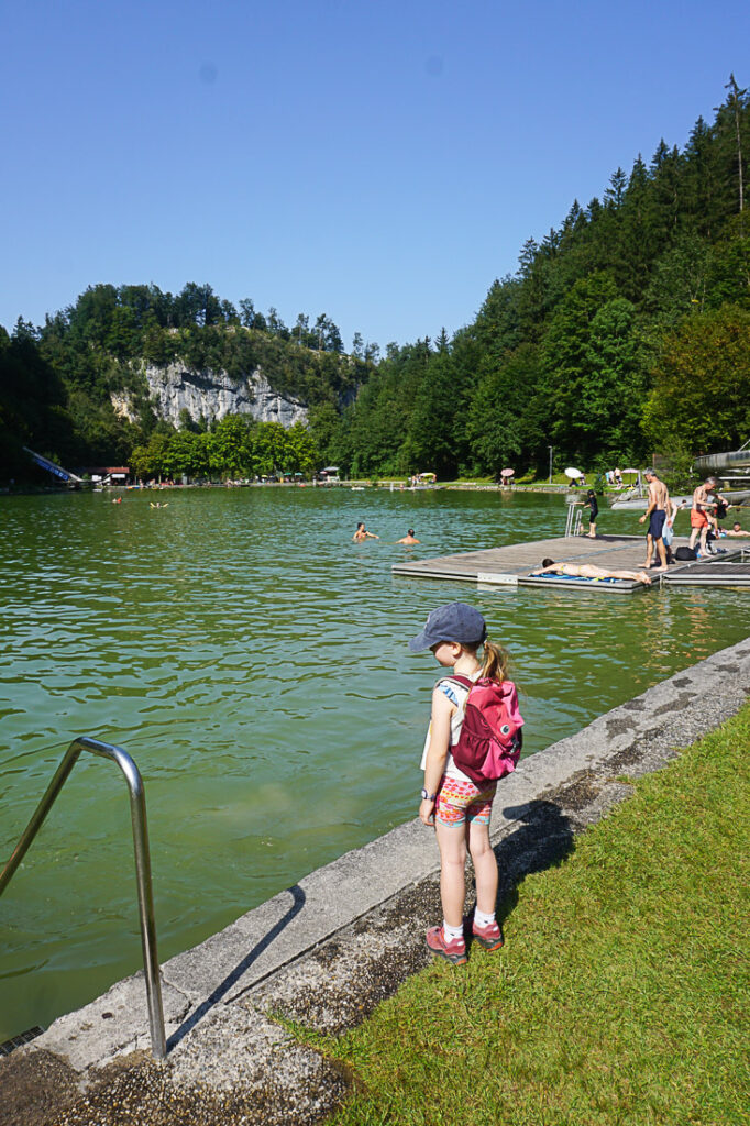 Luegsteinsee mit Kindern