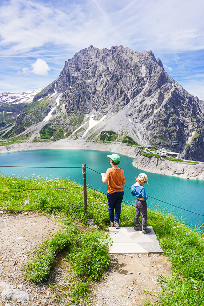 Am Lünersee Rundweg mit Kindern