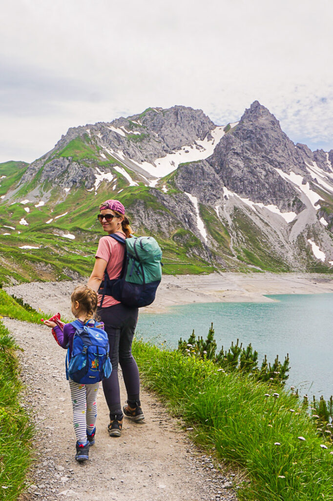 Lünersee wandern mit Kindern