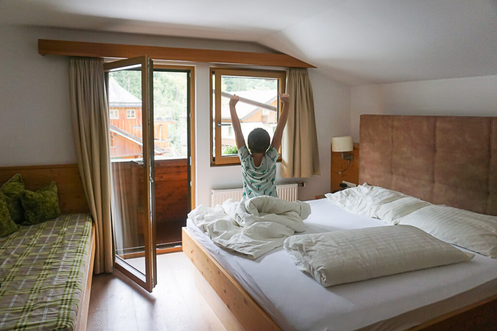 Aufwachen im Hotel Platzl in der Wildschönau