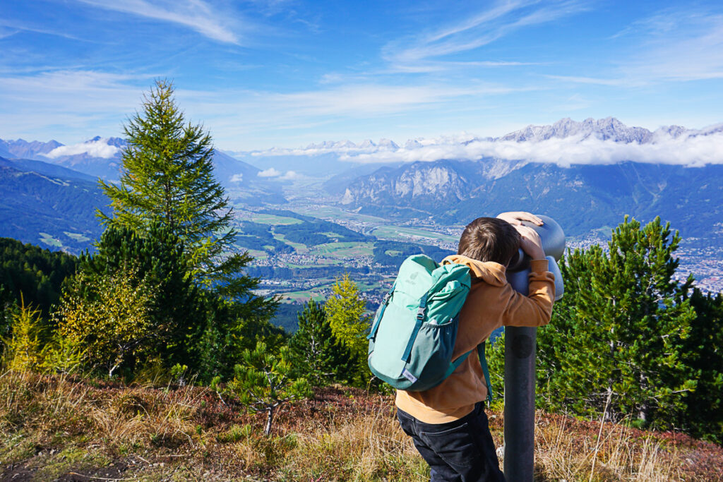 Innsbruck wandern am Patscherkofel mit Kindern