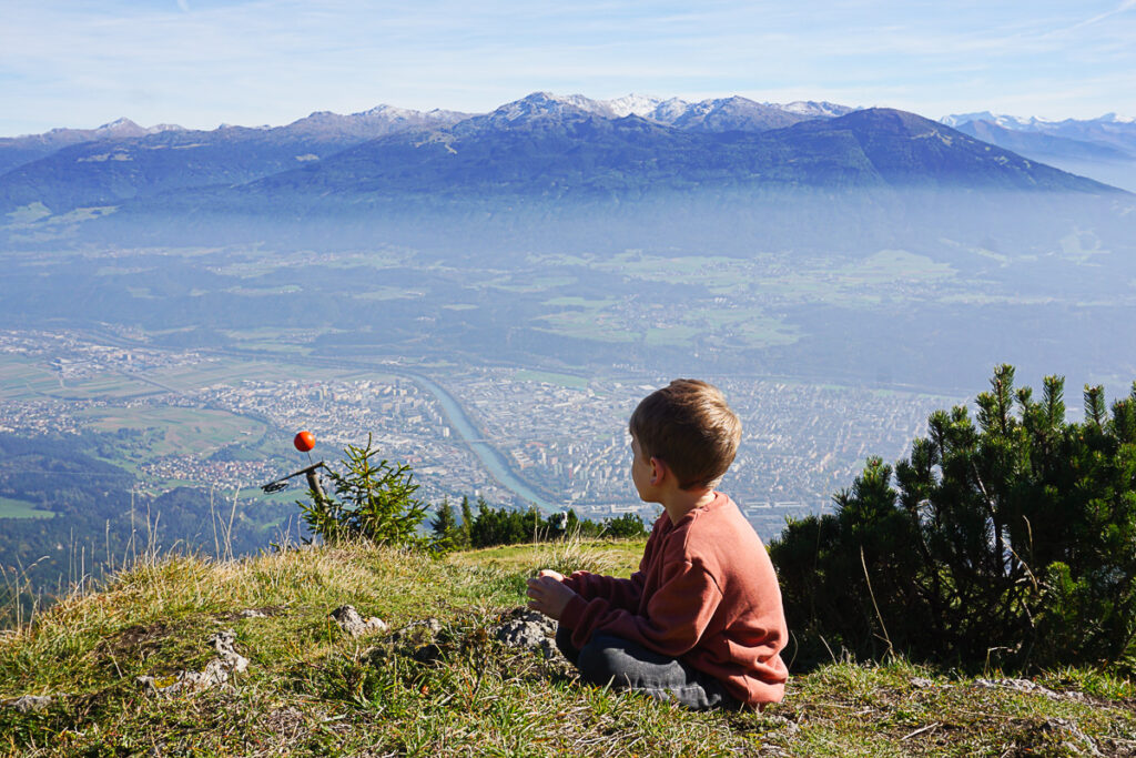 Innsbruck mit Kindern: Aussicht von der Nordkette