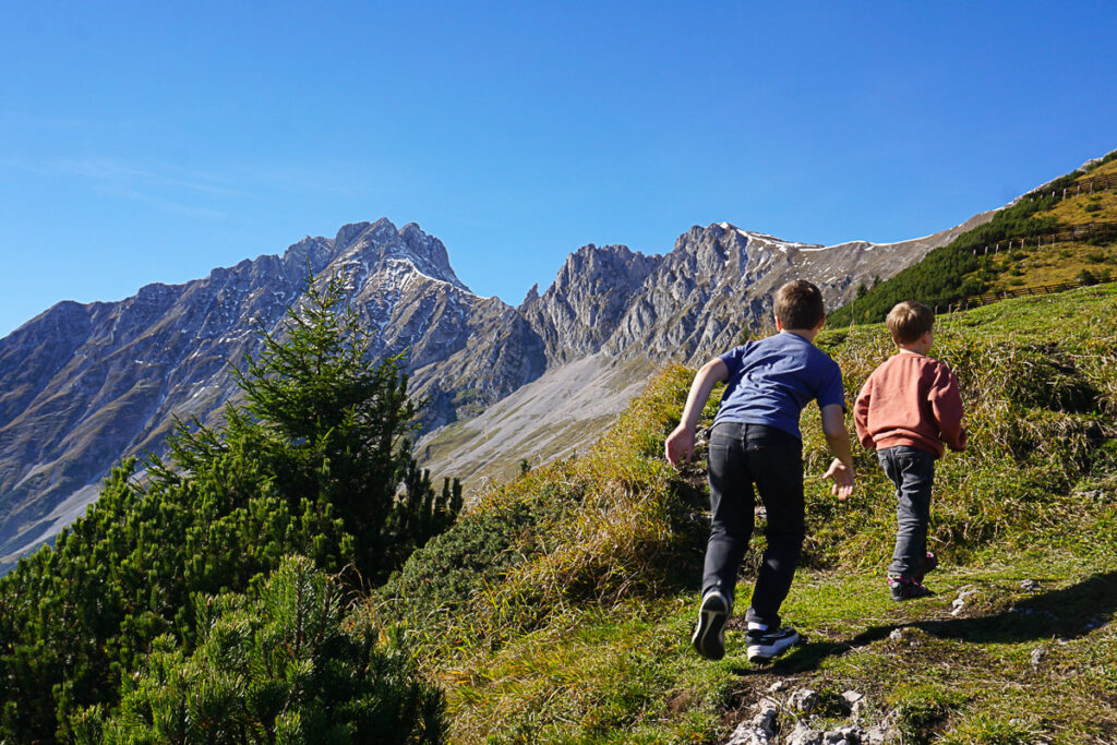 Perspektivenweg Innsbruck Nordkette wandern mit Kindern