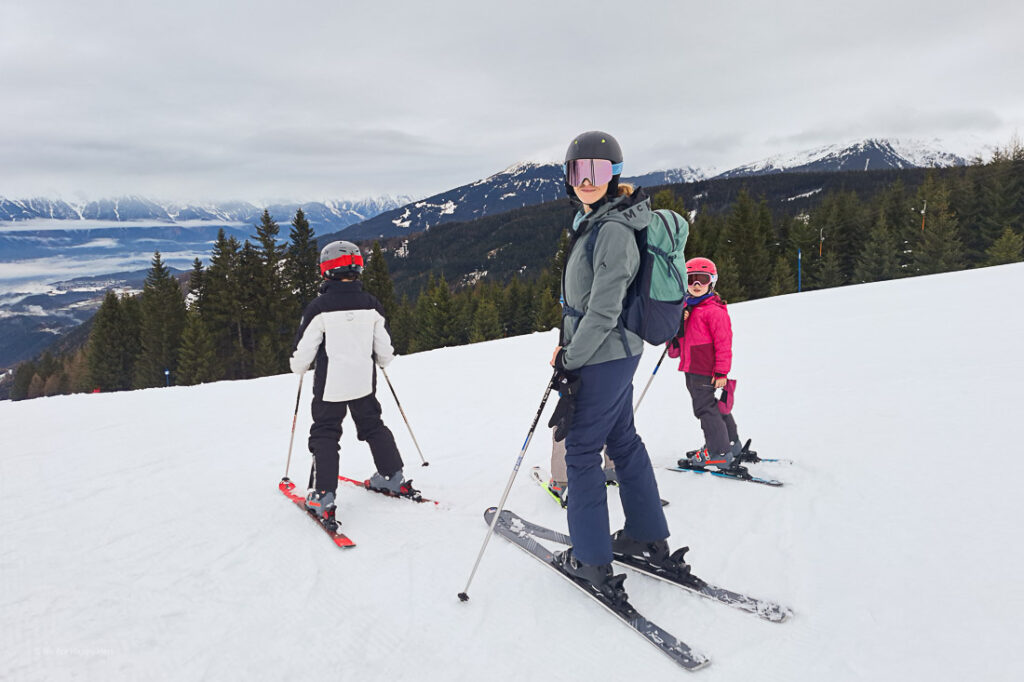 Skigebiet Serlesbahnen mit Kindern