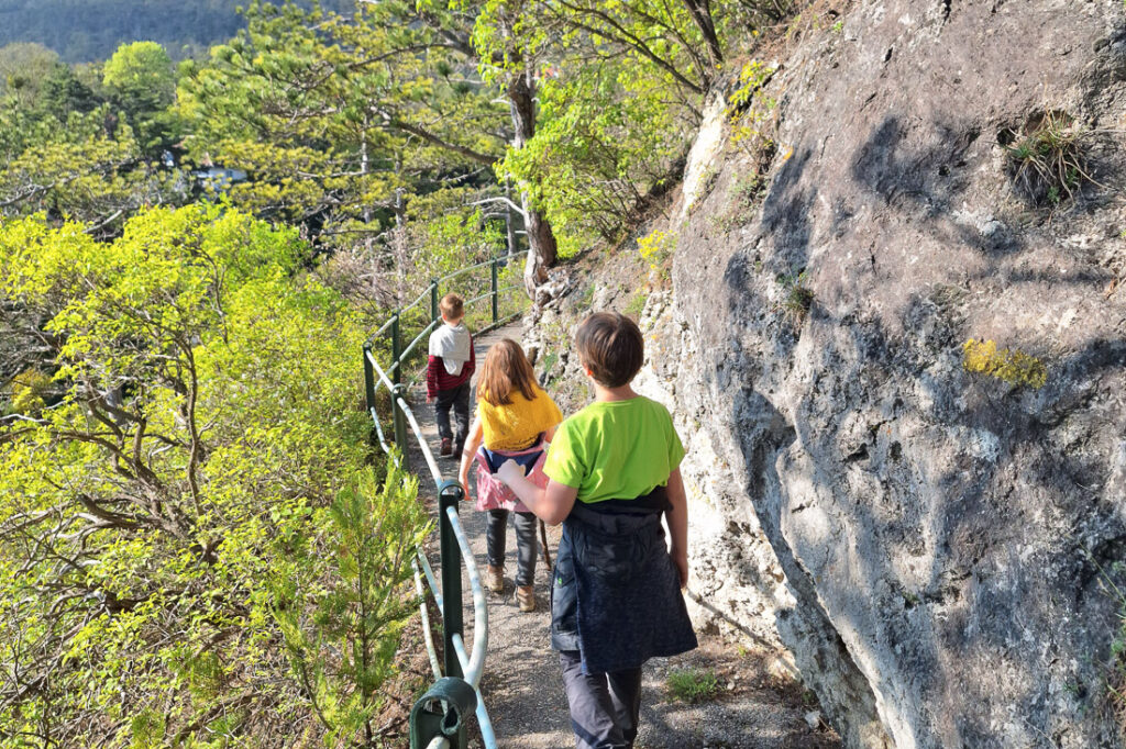 Baden Felsenweg wandern mit Kindern