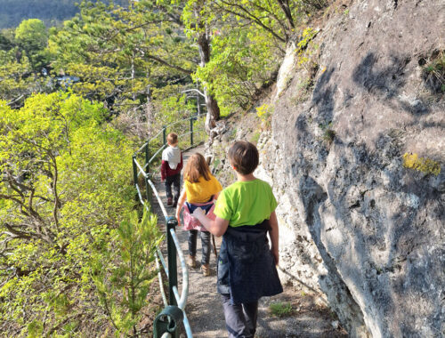 Baden Felsenweg wandern mit Kindern