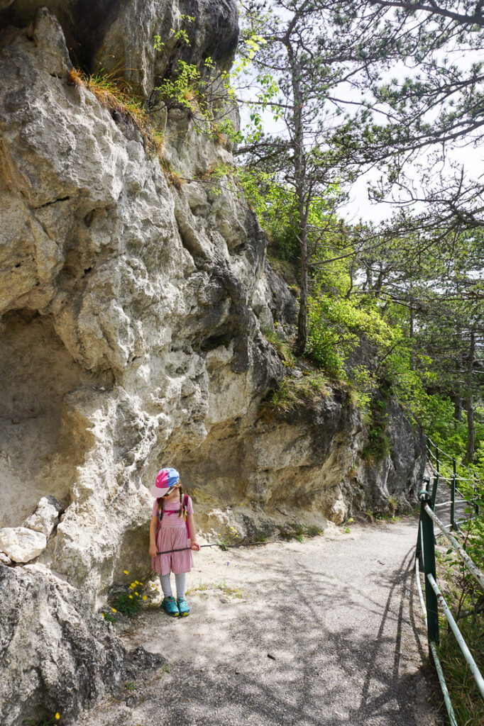 Felsenweg Baden mit Kind