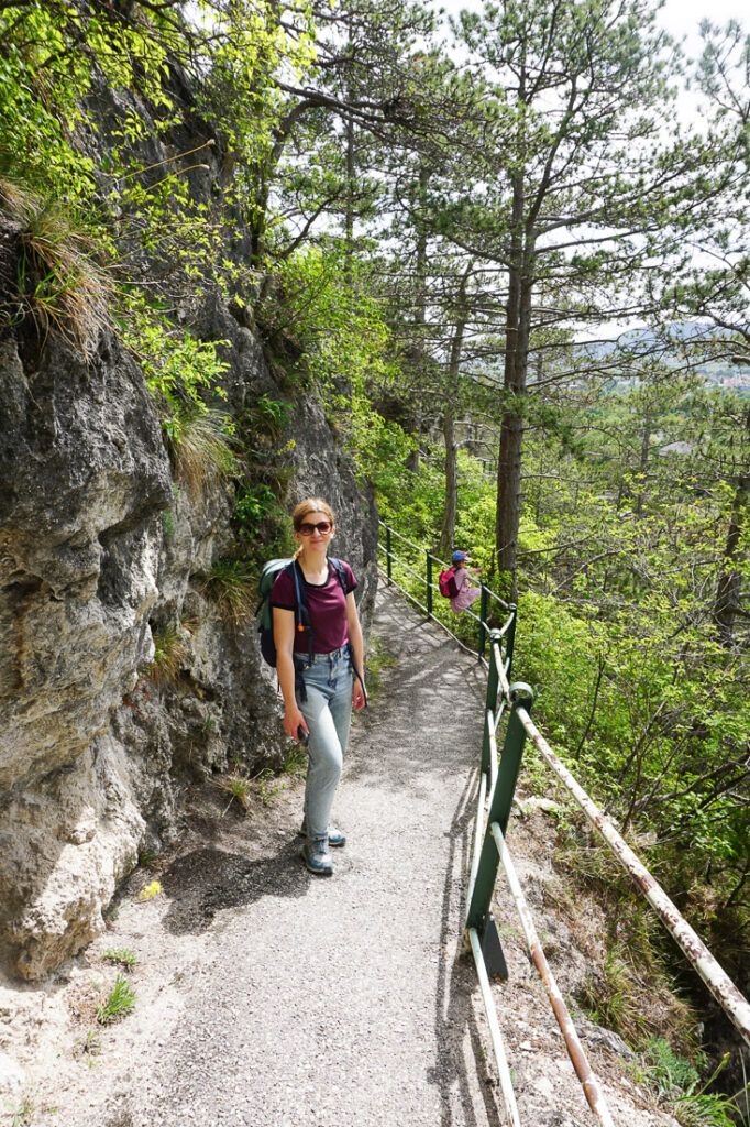 Felsenweg im Kurpark Baden